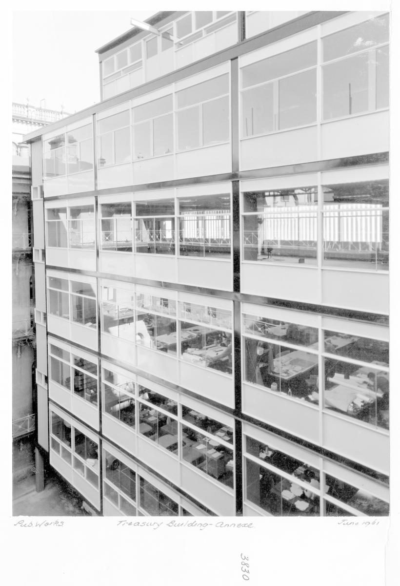 Treasury Building Annexe - Brisbane, June 1961, Brisbane City