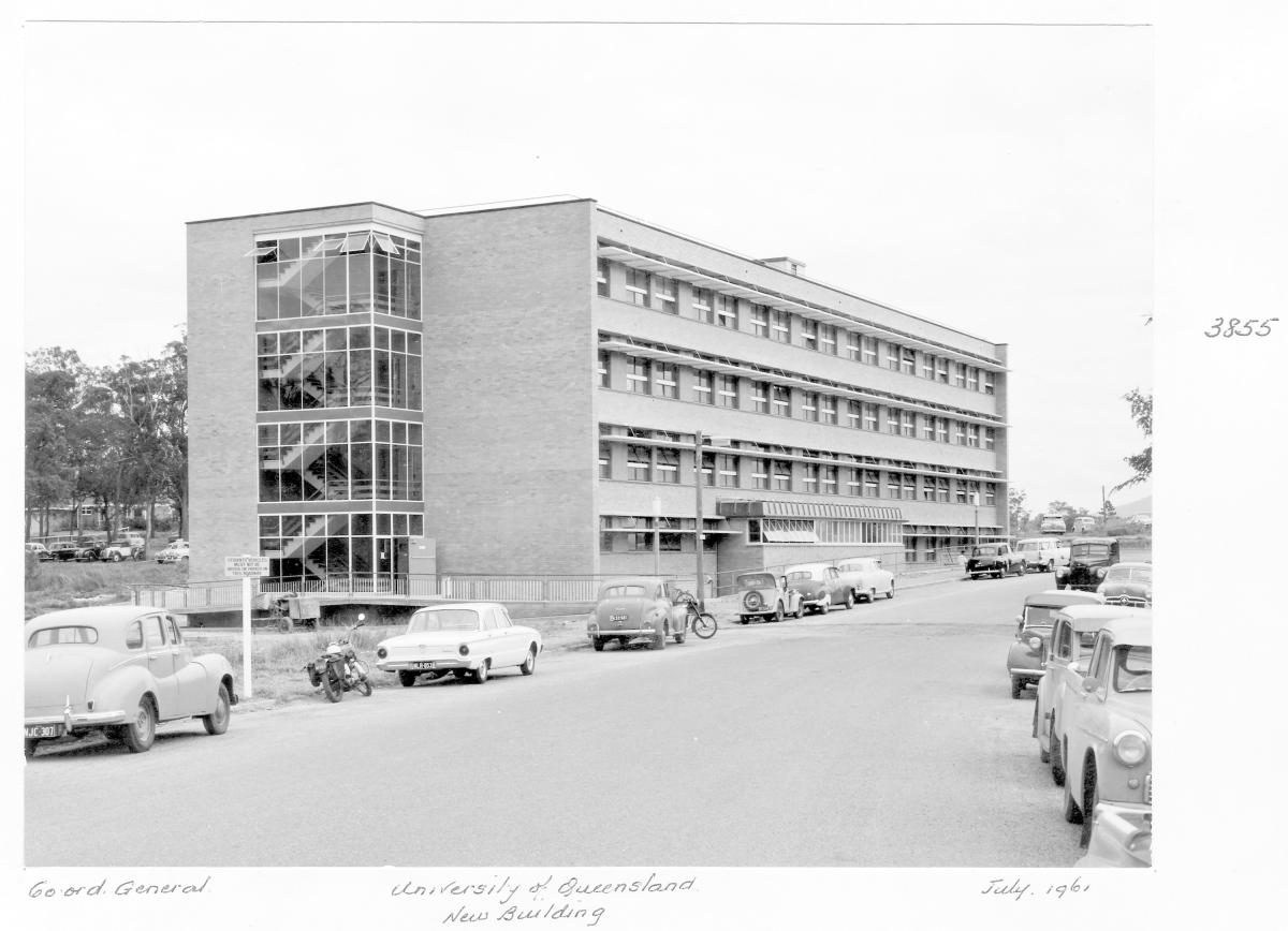 University of Queensland new building at St Lucia - Brisbane, July 1961