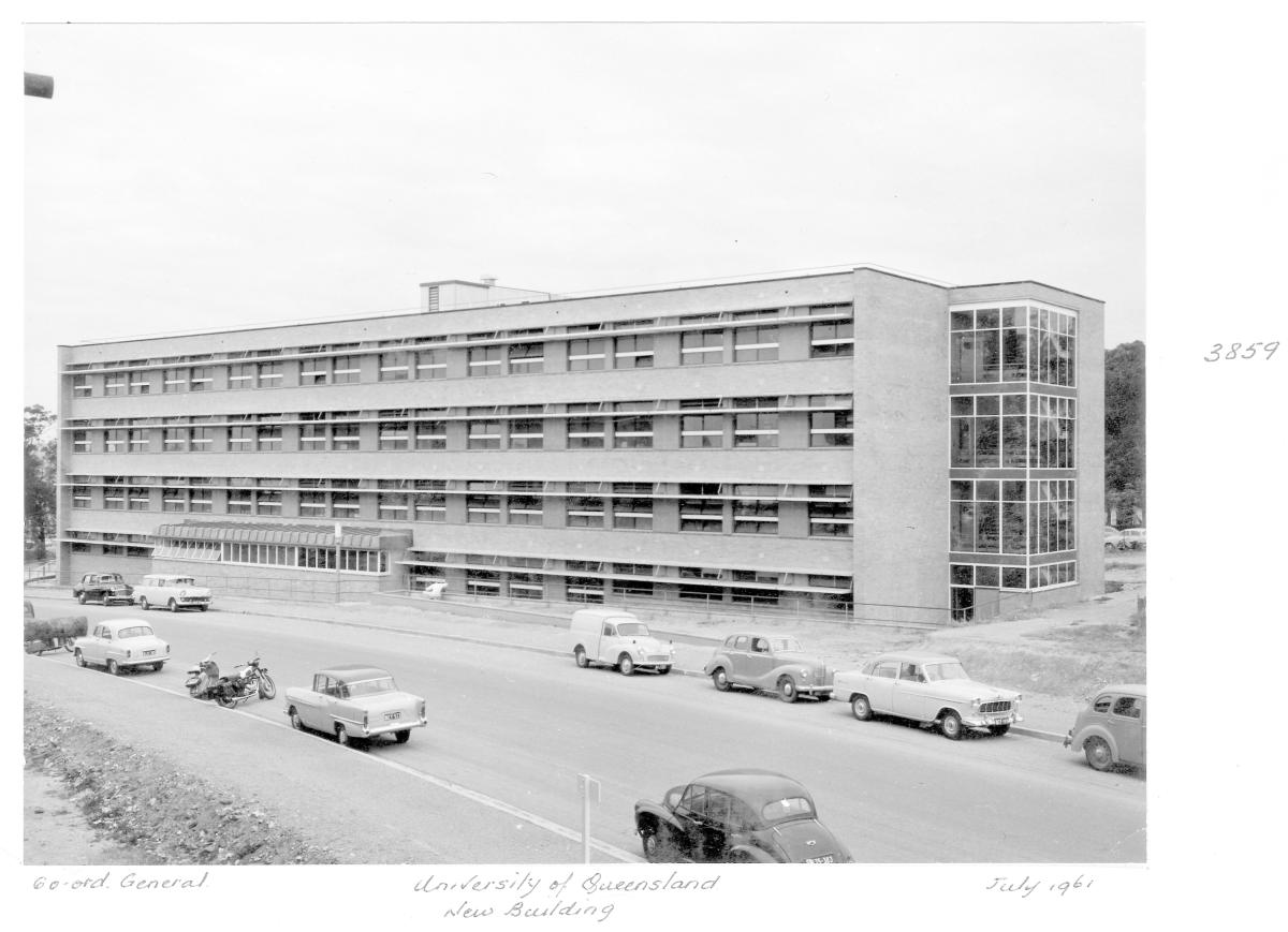 University of Queensland new building at St Lucia - Brisbane, July 1961