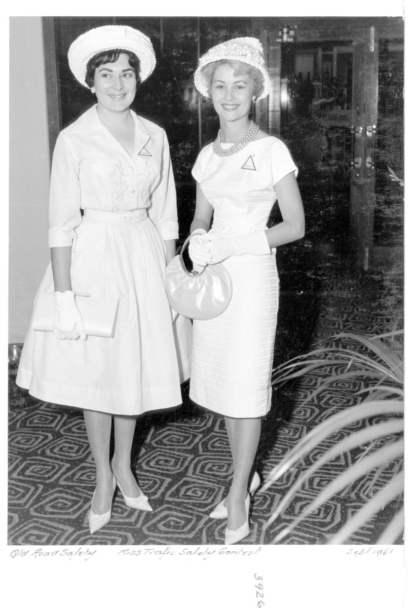 Miss Traffic Safety Quest 1961 contestants - Brisbane, September 1961