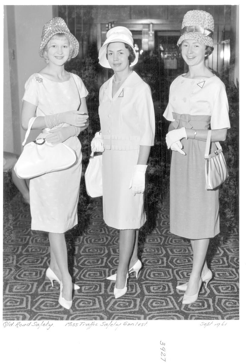 Miss Traffic Safety Quest 1961 contestants - Brisbane, September 1961