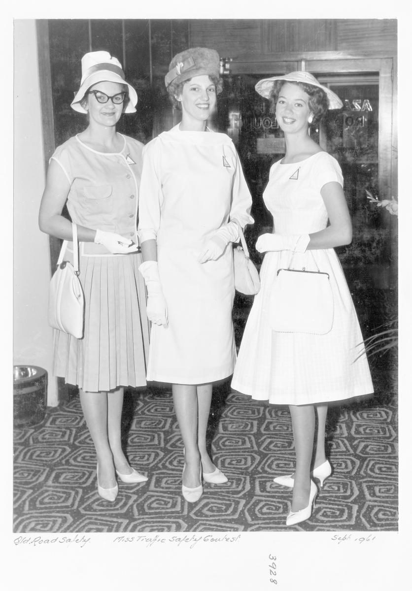 Miss Traffic Safety Quest 1961 contestants - Brisbane, September 1961