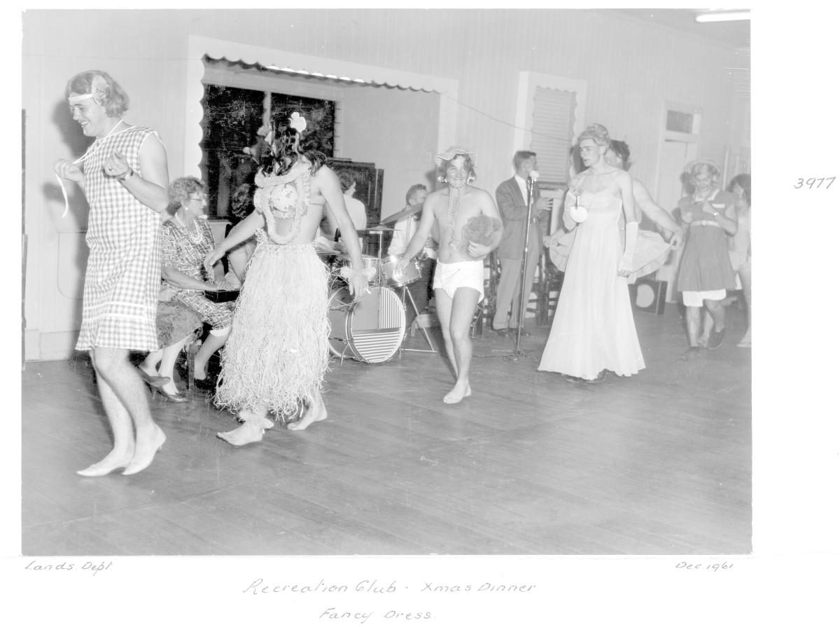 Lands Department Recreation Club Christmas Dinner, Fancy Dress Parade - Brisbane, December 1961