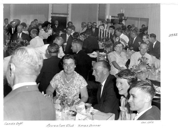 Lands Department Recreation Club Christmas Dinner - Brisbane, December 1961