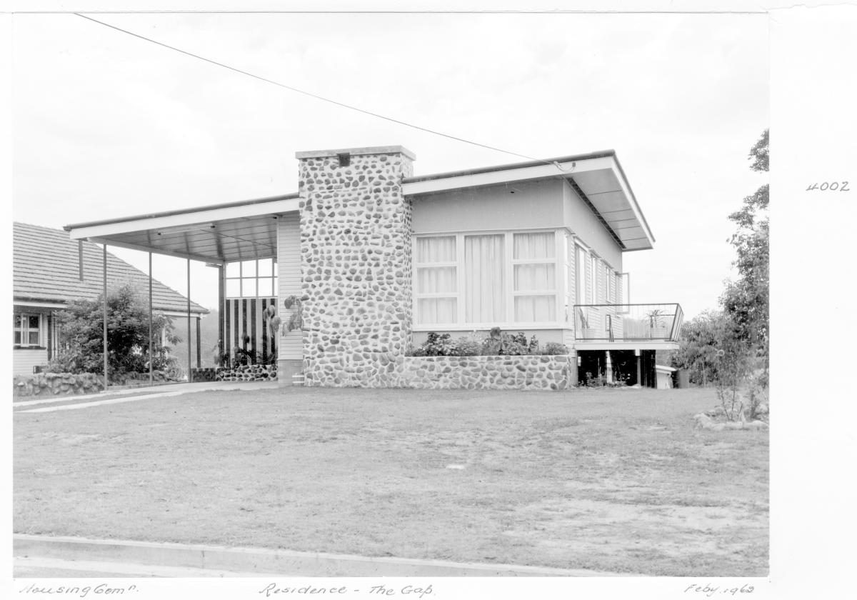 Housing Commission residence at The Gap - Brisbane, February 1962