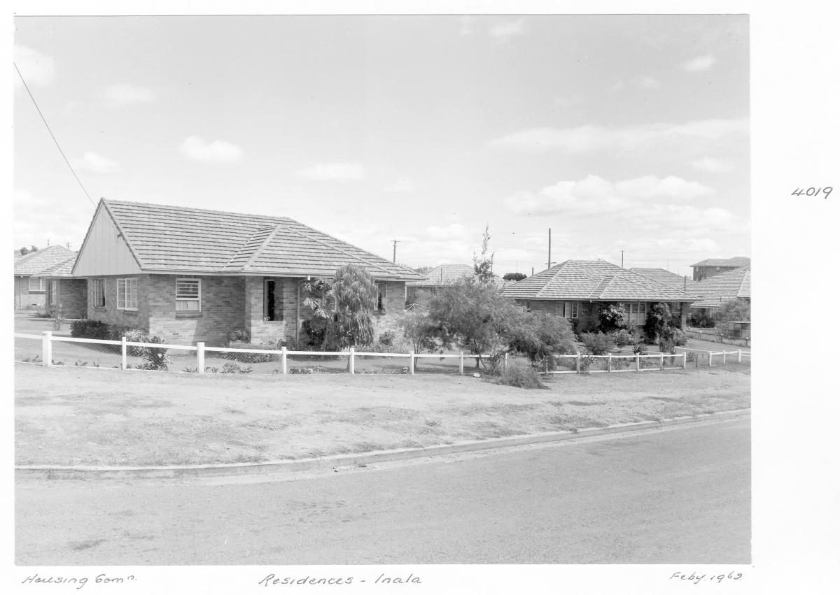 Housing Commission residences at Inala - Brisbane, February 1962
