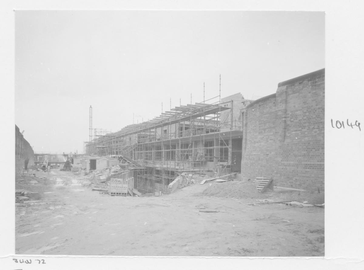 Construction of HM Prison Boggo Road Workshop Block - Brisbane, June 1972, Dutton Park