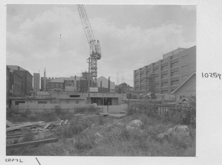 Progress of construction of the Queensland Institute of Technology Paramedical School - Brisbane, September 1972, Brisbane City