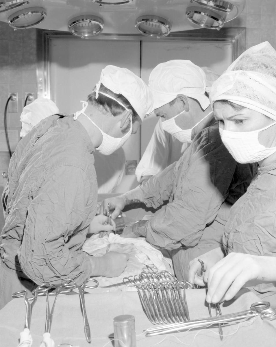 Operating Theatre, Royal Brisbane Hospital, August 1969, Herston
