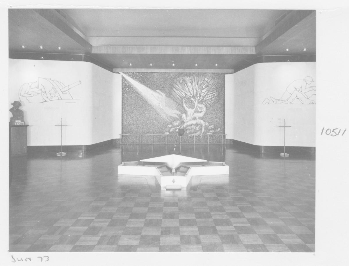 Interior of the Works Department's Anzac House on Wickham Terrace - Brisbane, June 1973, Brisbane City