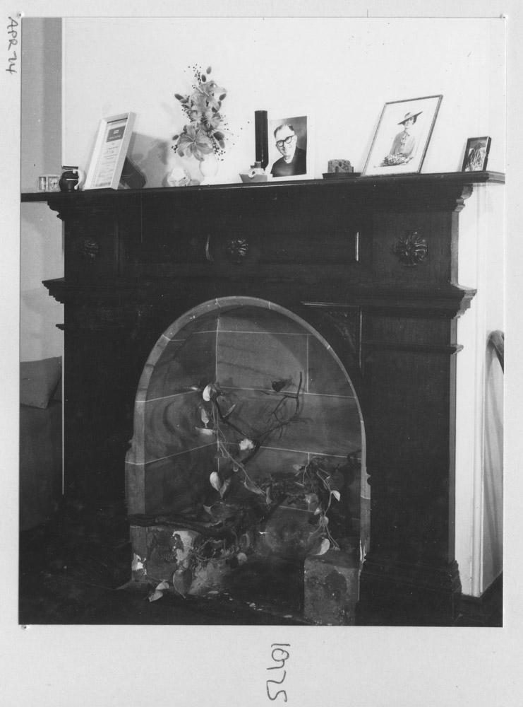 Fireplace of the Providores Cottage at Parliament House - Brisbane, April 1974, Brisbane City
