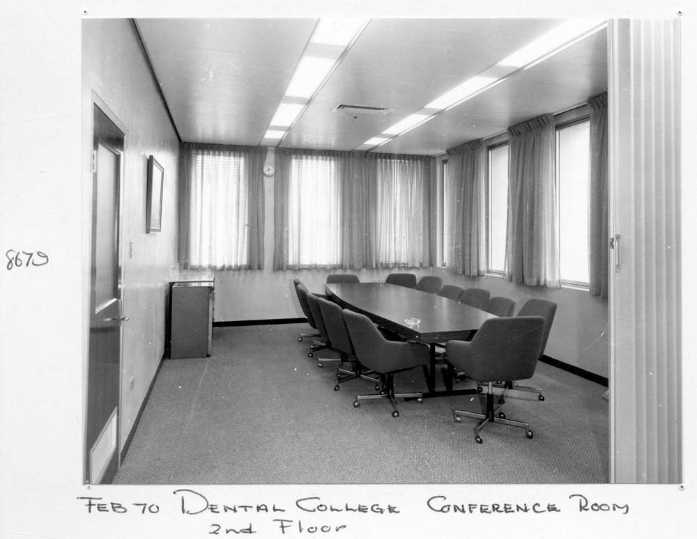 Conference Room, second floor, Dental College, Brisbane, February 1970