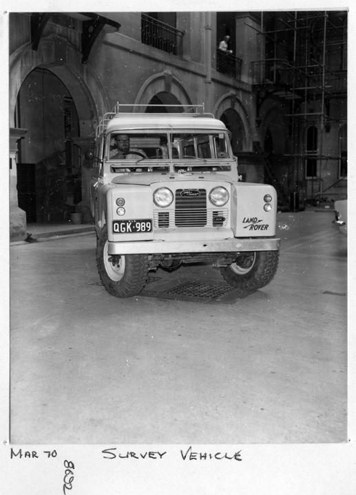 Survey vehicle, Brisbane, March 1970