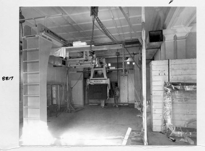Klimsch camera installation, Executive Building, Brisbane, May 1970
