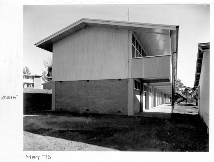 Aspley State High School, classrooms, Brisbane, May 1970