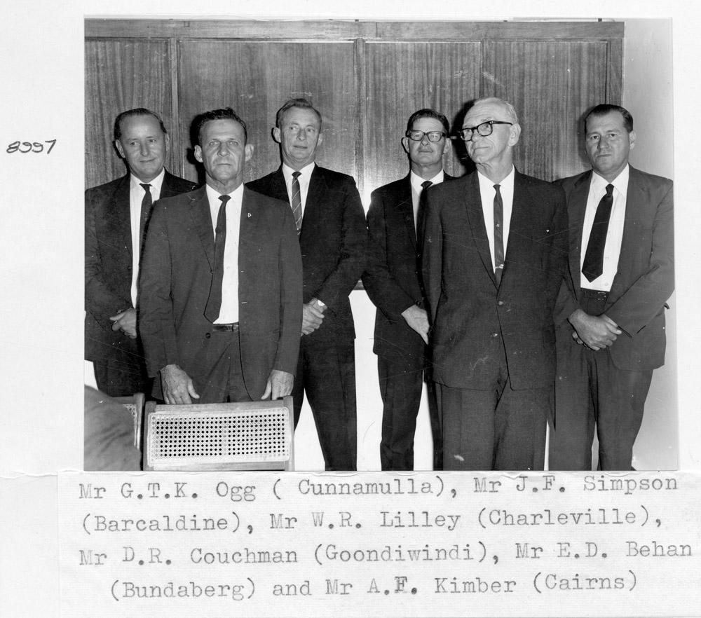 Attendees at the Land Commissioners Conference, Brisbane, 4-5 June 1970