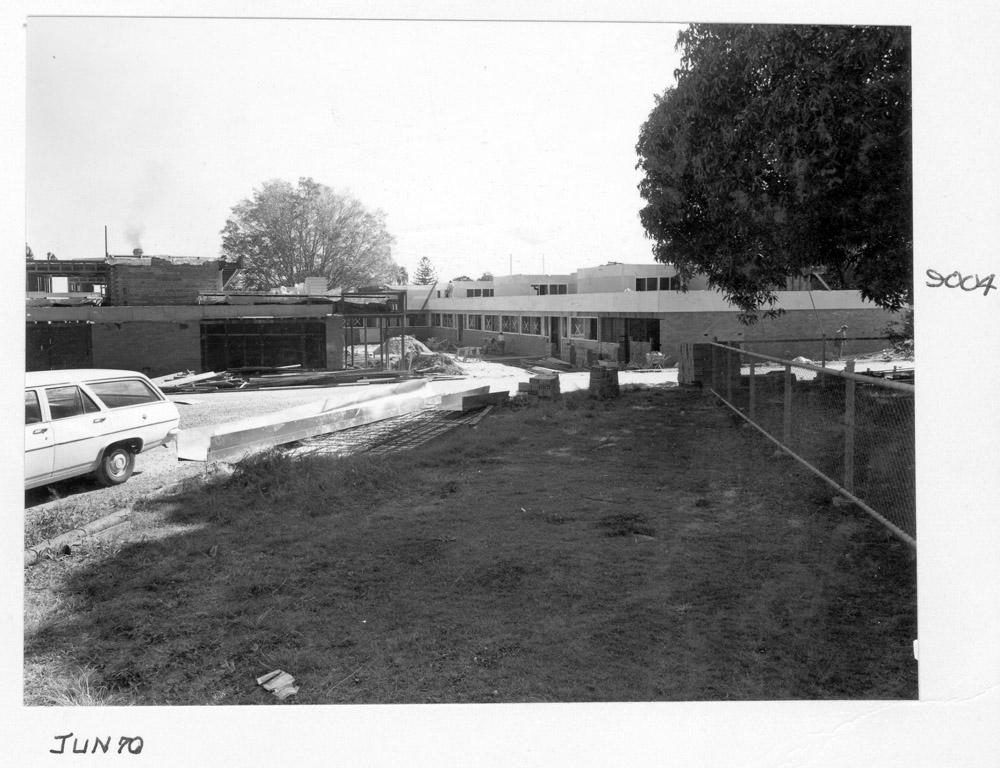 Wolston Park Hospital new ward construction, Brisbane, June 1970