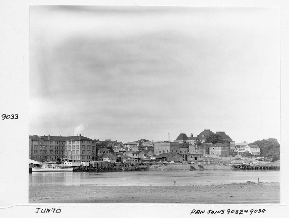 Parliament House - Government Precinct Buildings viewed from Stanley St, Brisbane, June 1970