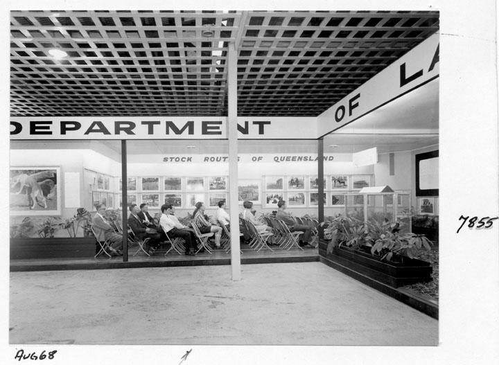 Lands Department Exhibit, Royal National Agricultural and Industrial Association of Queensland, Brisbane, August 1968, Bowen Hills