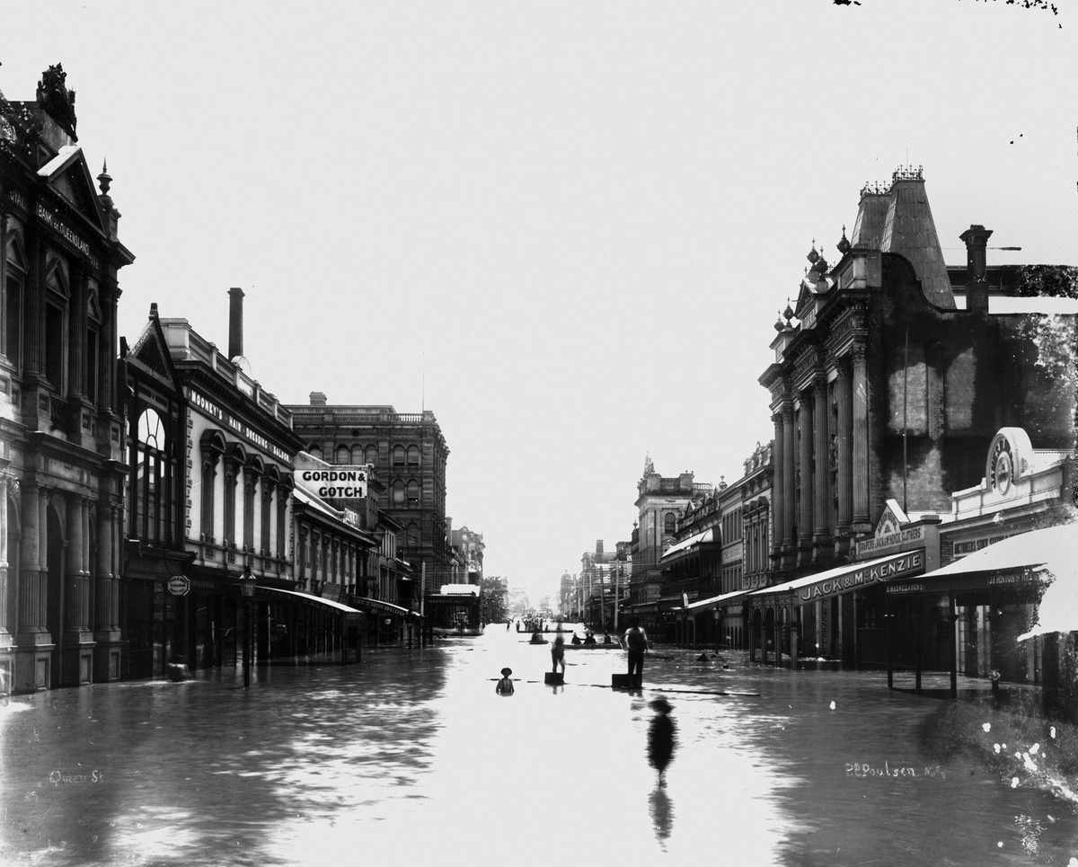 Brisbane flood, 1893, Brisbane City