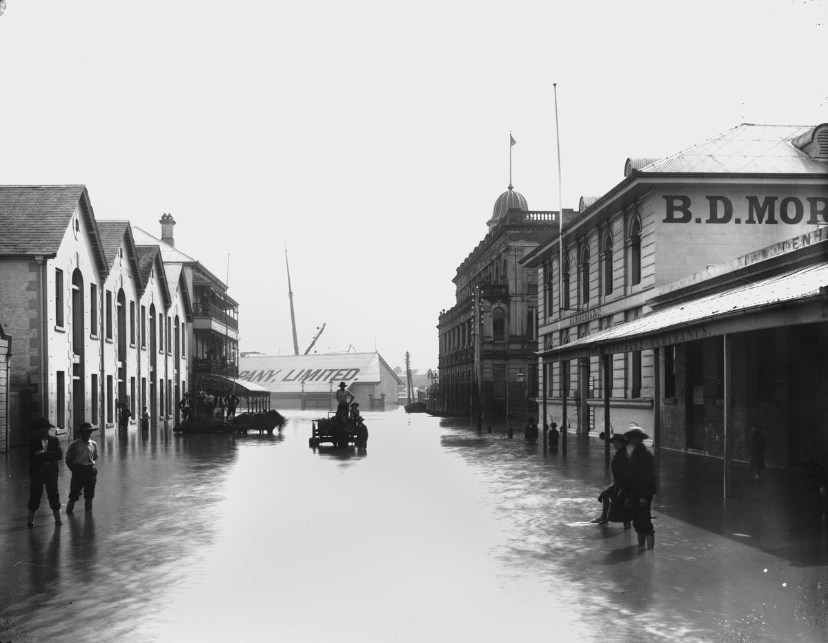 Brisbane flood, 1893, Brisbane City
