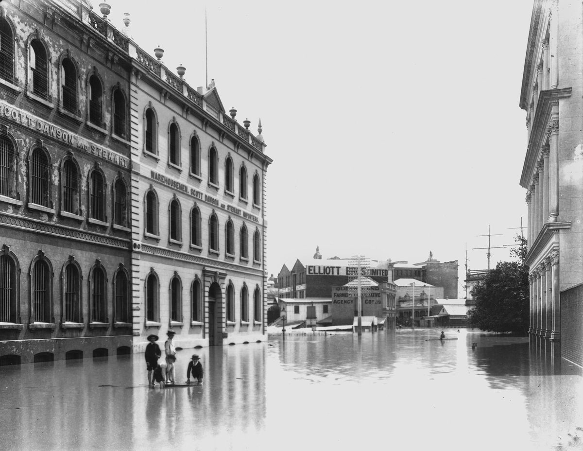 Brisbane floods, 1893, Brisbane City