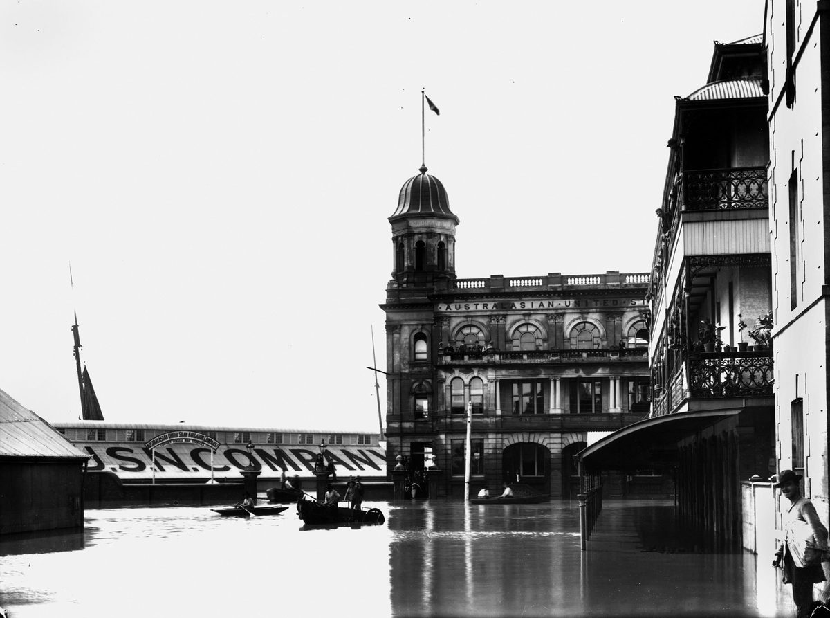 Brisbane floods, 1893, Brisbane City