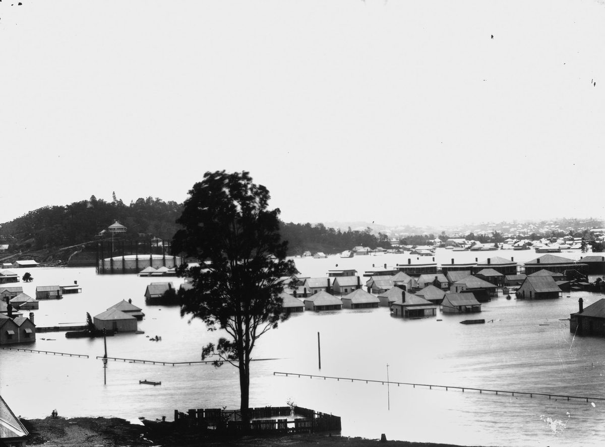 Brisbane floods, 1893, Newstead