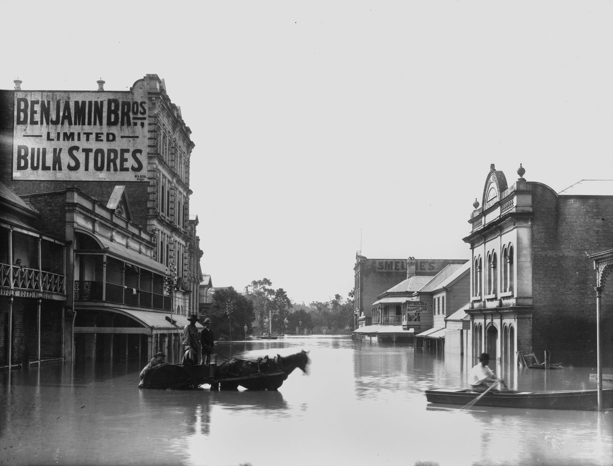Brisbane floods, 1893, Brisbane City