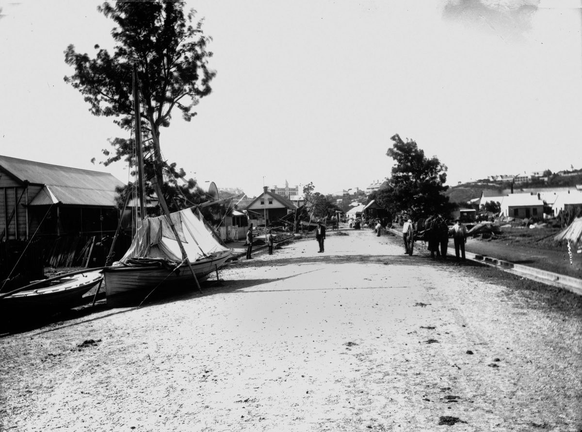 Kangaroo Point after the flood, 1893