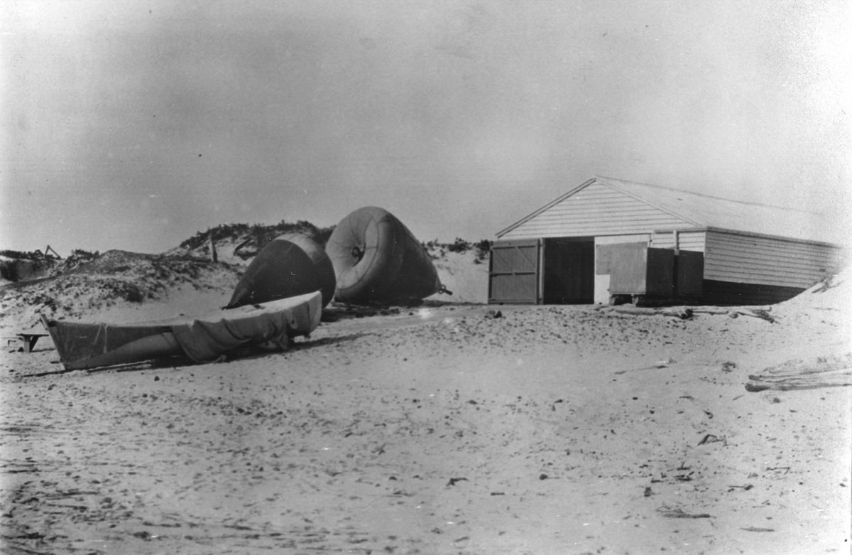 Boatshed at Bulwer, Moreton Island, 1906