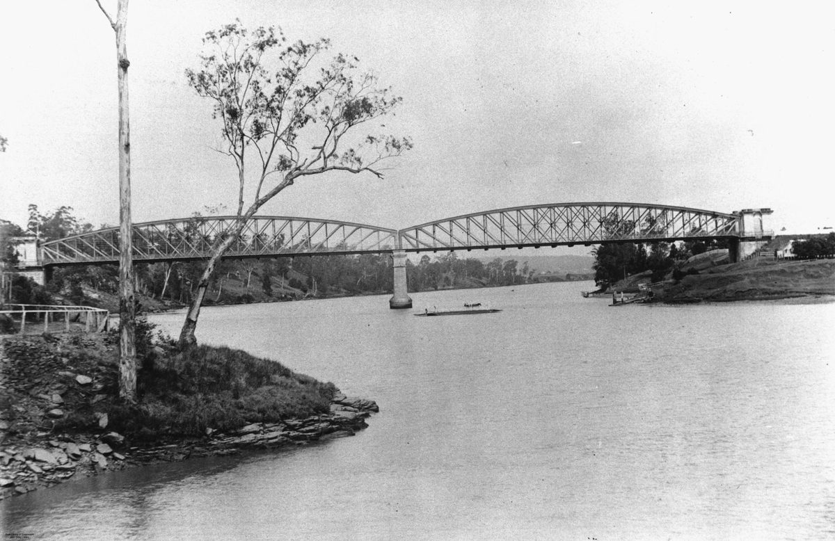 Indooroopilly Railway Bridge, Brisbane, 1906