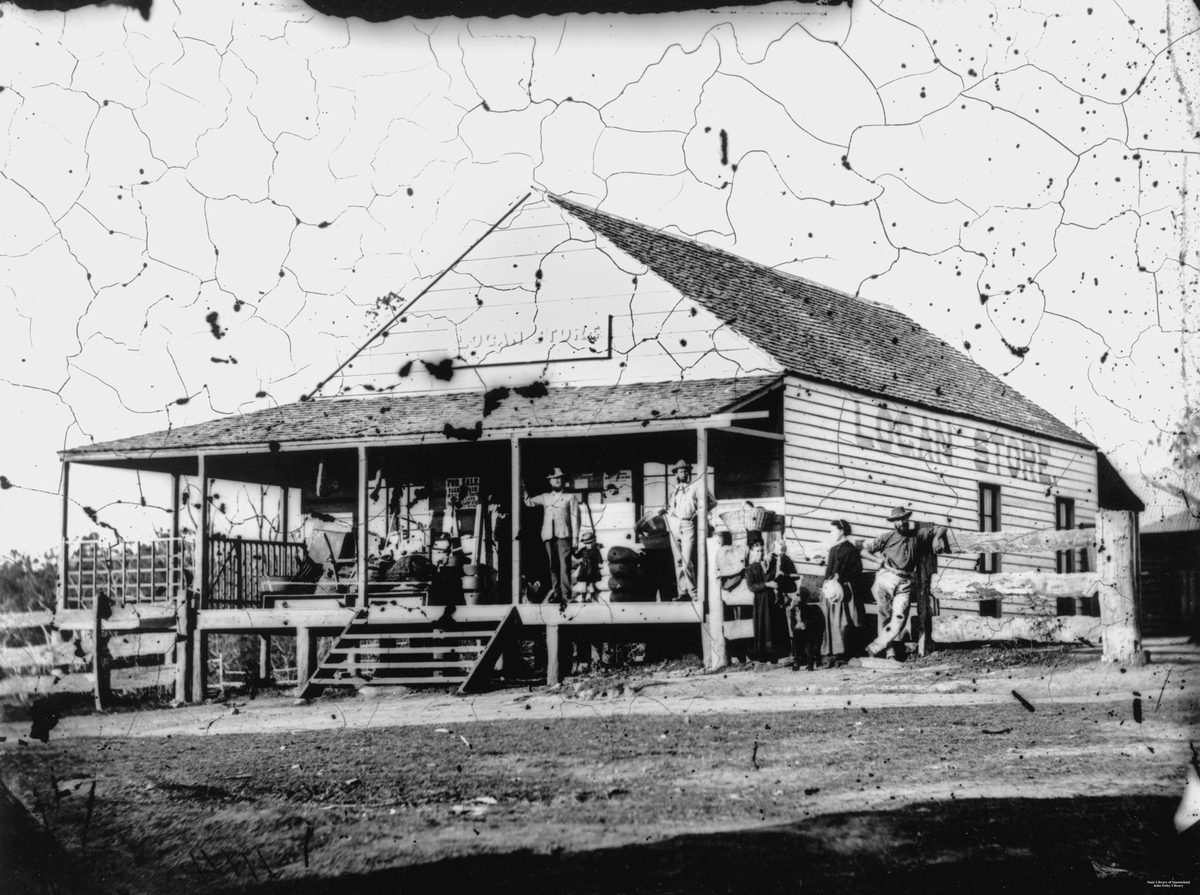 Logan Store at Loganholme, 1872