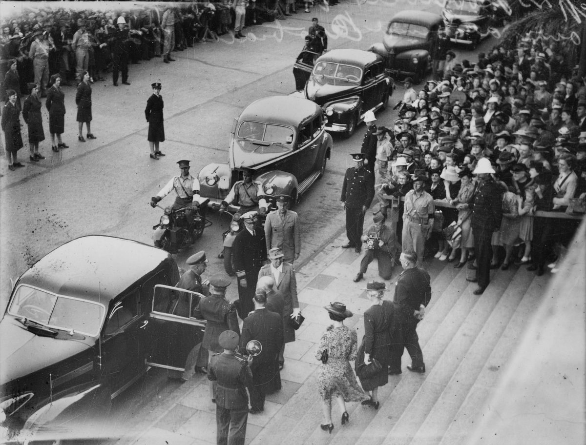 Eleanor Roosevelt in Brisbane, Queensland, 1943