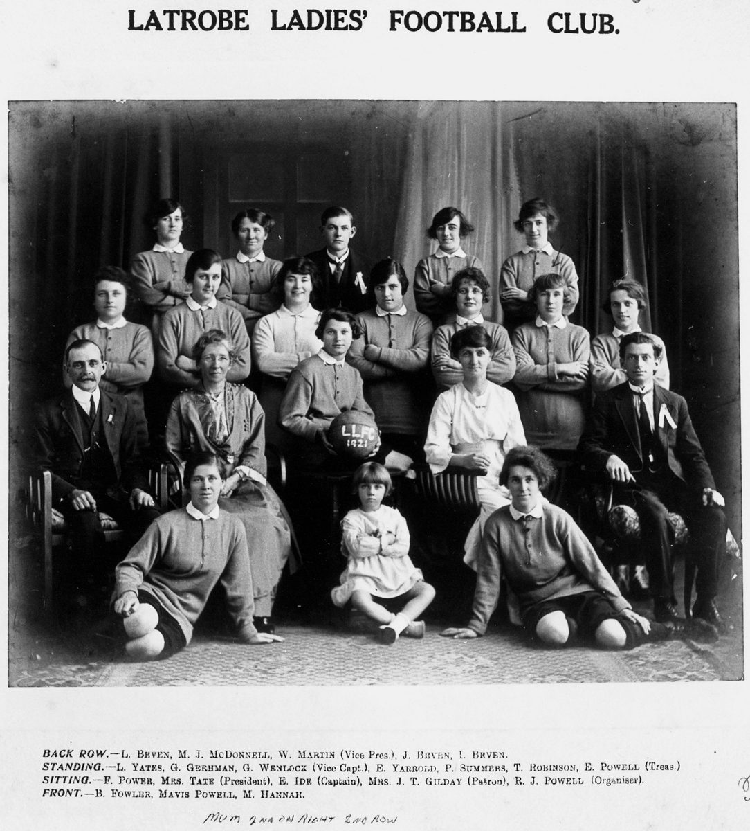 Latrobe Ladies' Football Club, 1921, Brisbane
