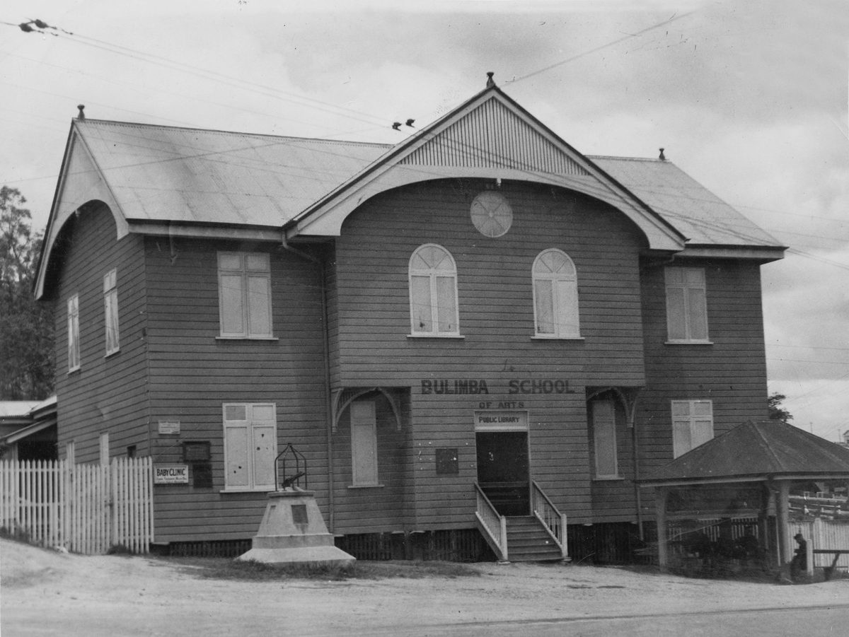 School of the Arts building at Bulimba, 1937
