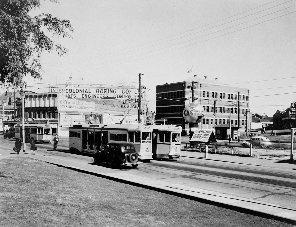 Proposed site for Wunderlich tile display on the corner of Barry Parade and Wickham Street, Brisbane, Brisbane City (1941)