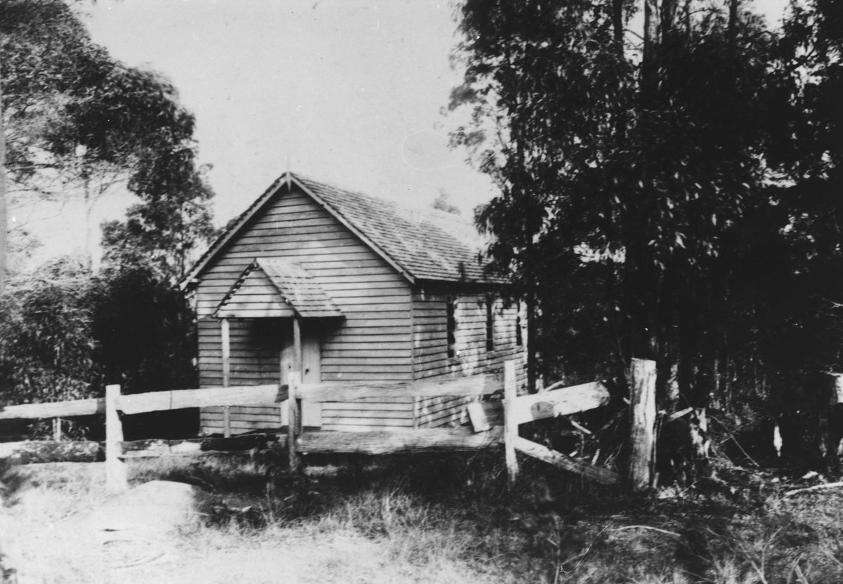 Deserted church in Tingalpa, Brisbane, 1896