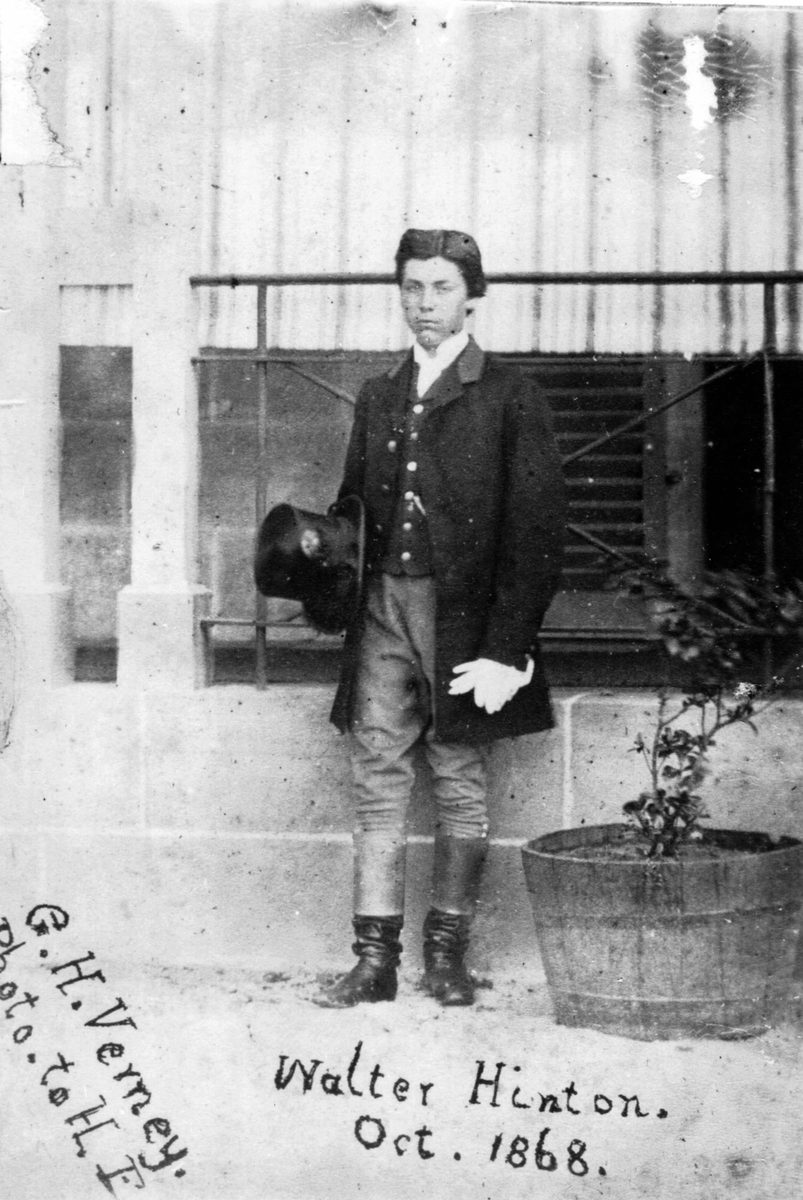 Young Walter Hinton, Brisbane (1868)