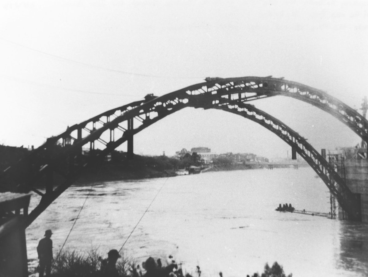 First span of the William Jolly Bridge, Brisbane, 1931, Brisbane City