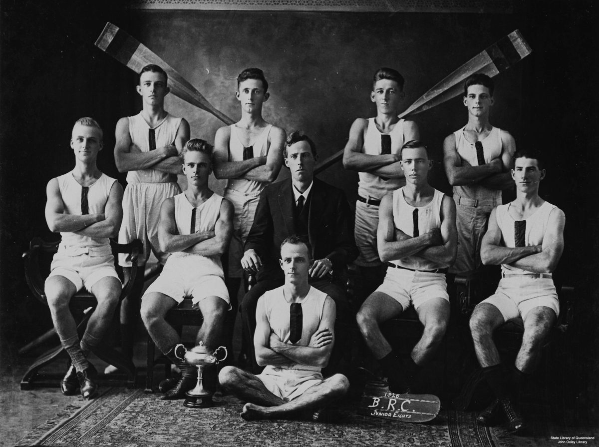 Winners junior Eights, Regatta, Brisbane, Queensland,1926