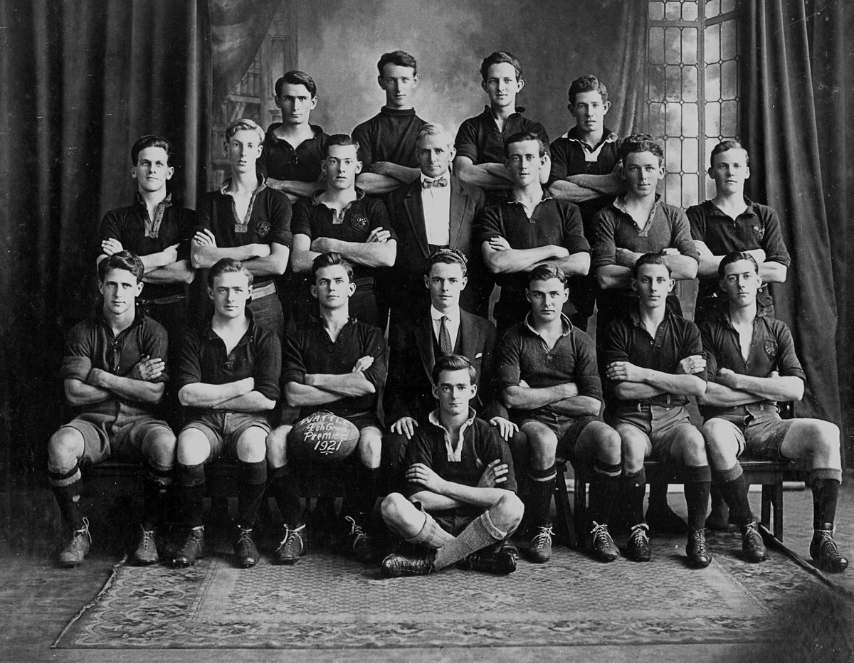 Wattle Football Club, 4th Grade Premiers, 1921, Brisbane