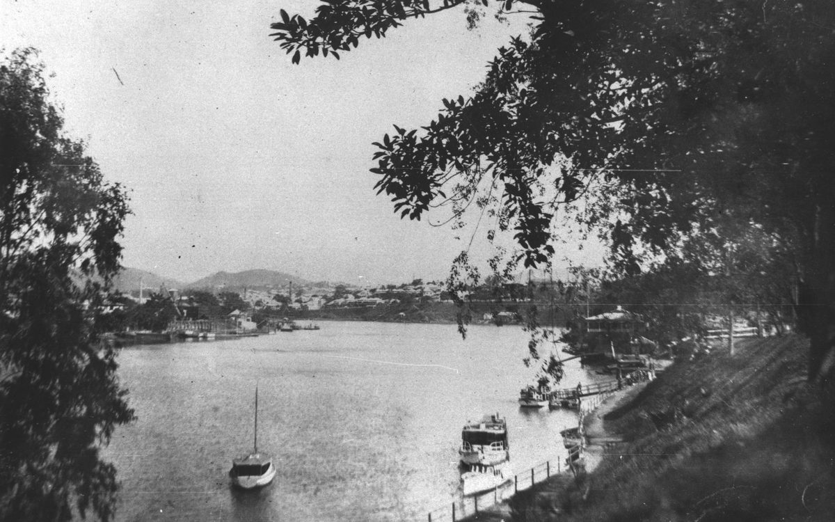 Milton Reach on the Brisbane River, 1927, Brisbane City