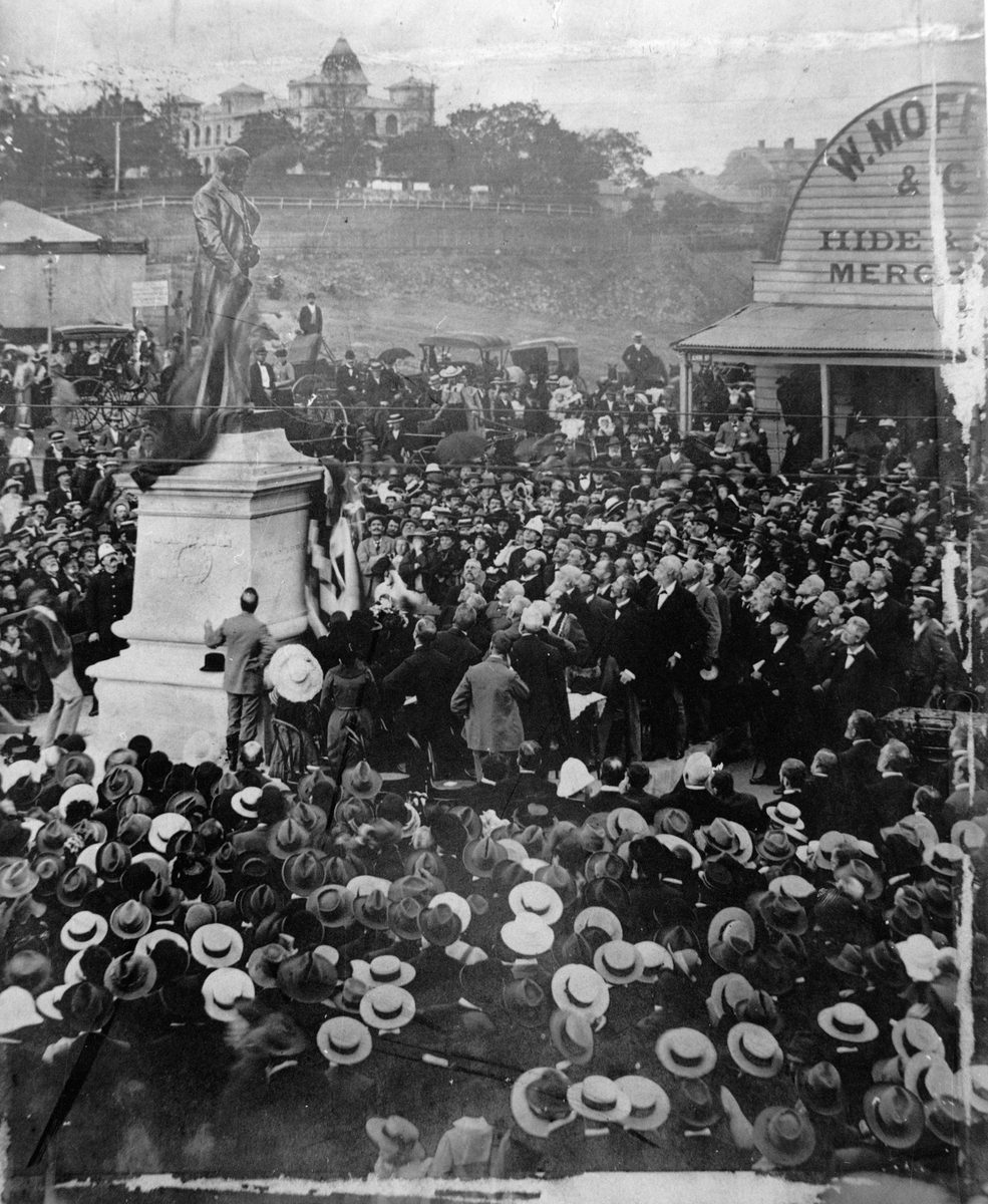Unveiling of the T. J. Byrnes statue, Brisbane, 1902