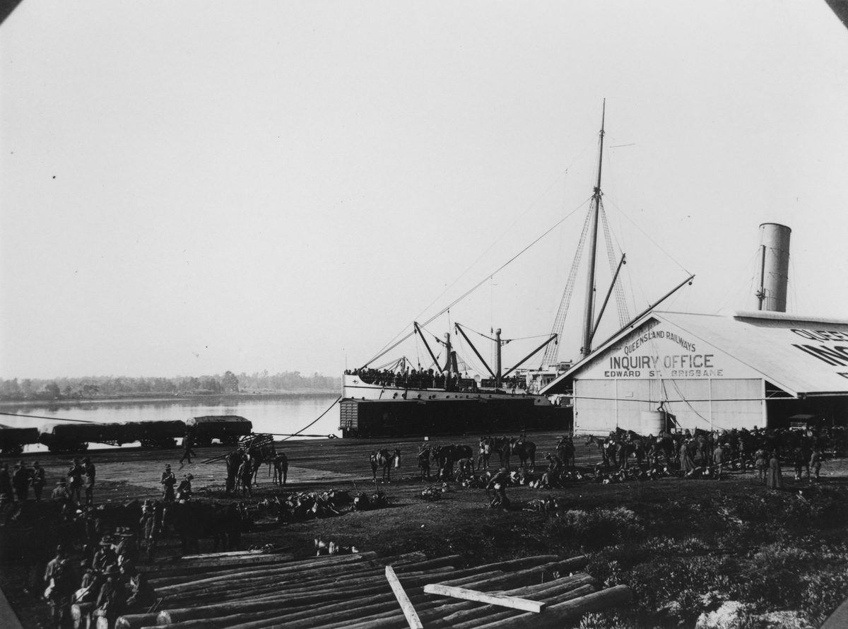 Pinkenba Wharf, Brisbane, 1914
