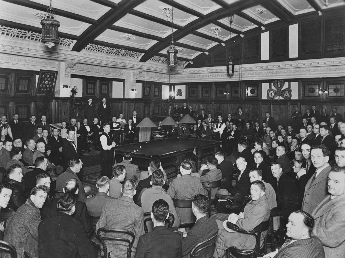 Interior of the Queensland Irish Association Rooms, June 1934