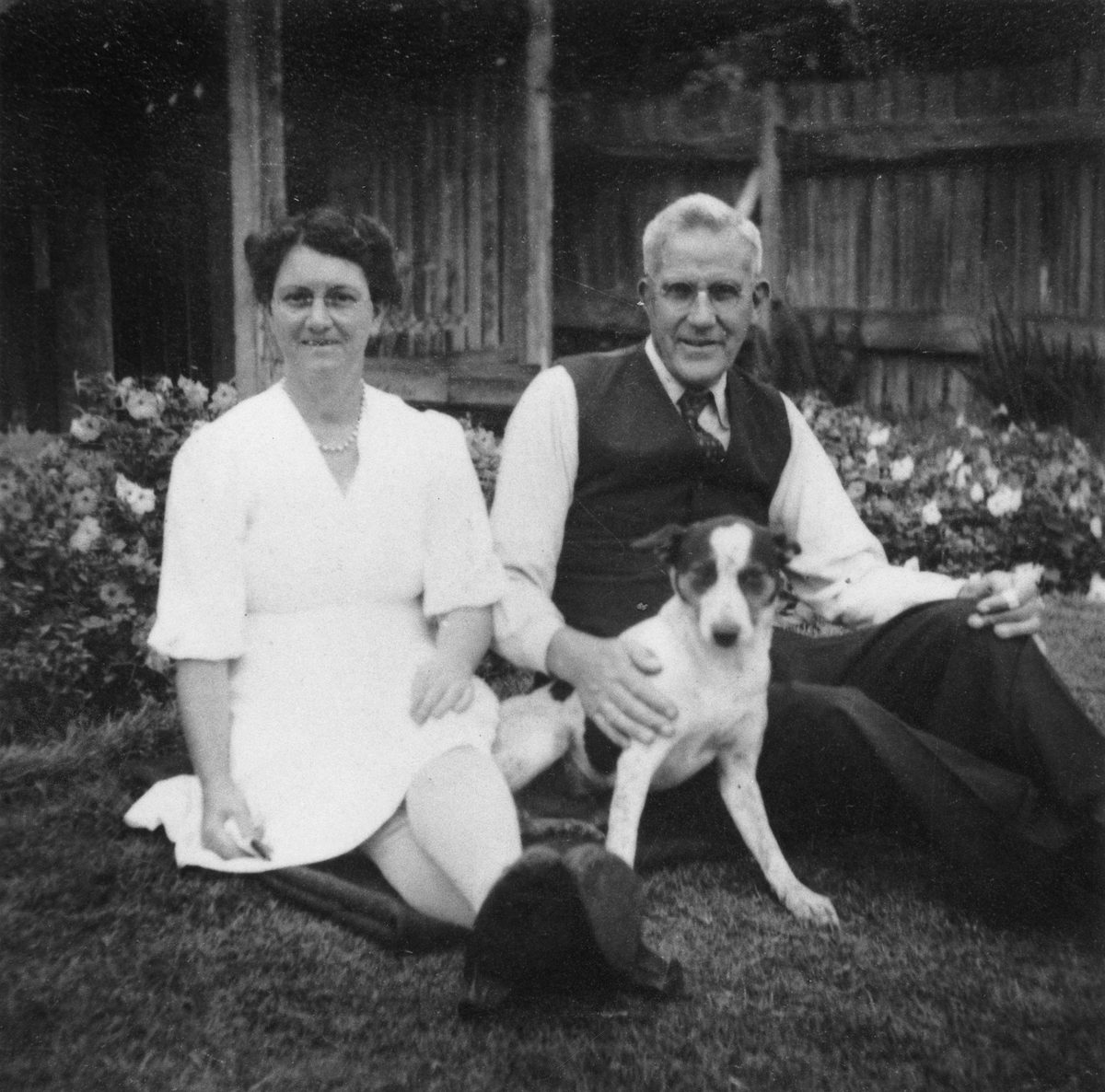Mr Harold and Miss Elsie Boult, of Mitchelton, 1942