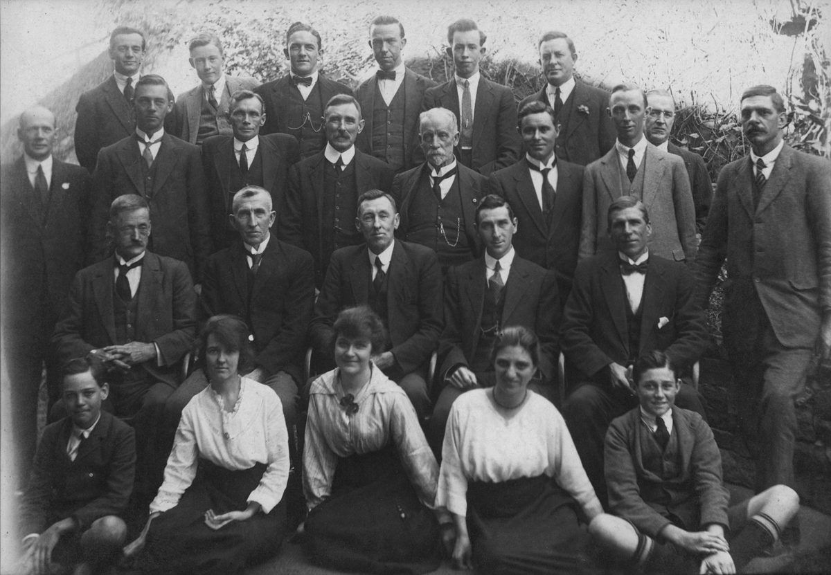 Staff of the South Brisbane Town Hall in 1921
