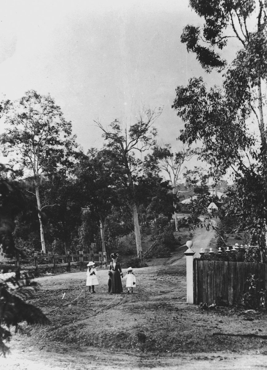 Afternoon walk along Swann Road, Taringa, Brisbane, 1901