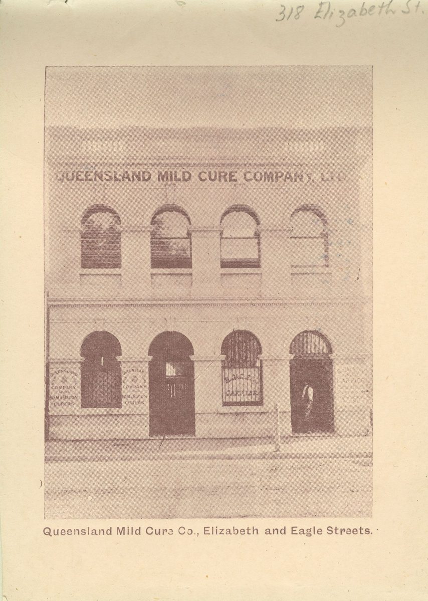 Queensland Mild Cure Company building at 318 Elizabeth Street, Brisbane, 1902, Brisbane City